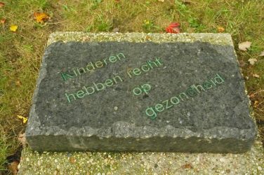 Wandelen op het Kinderrechtenpad in Groningen