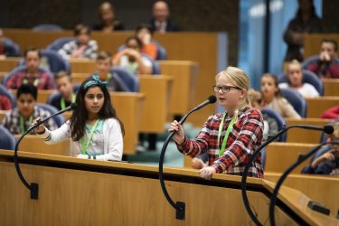 Tweede kindervragenuur en het jongerenparlement